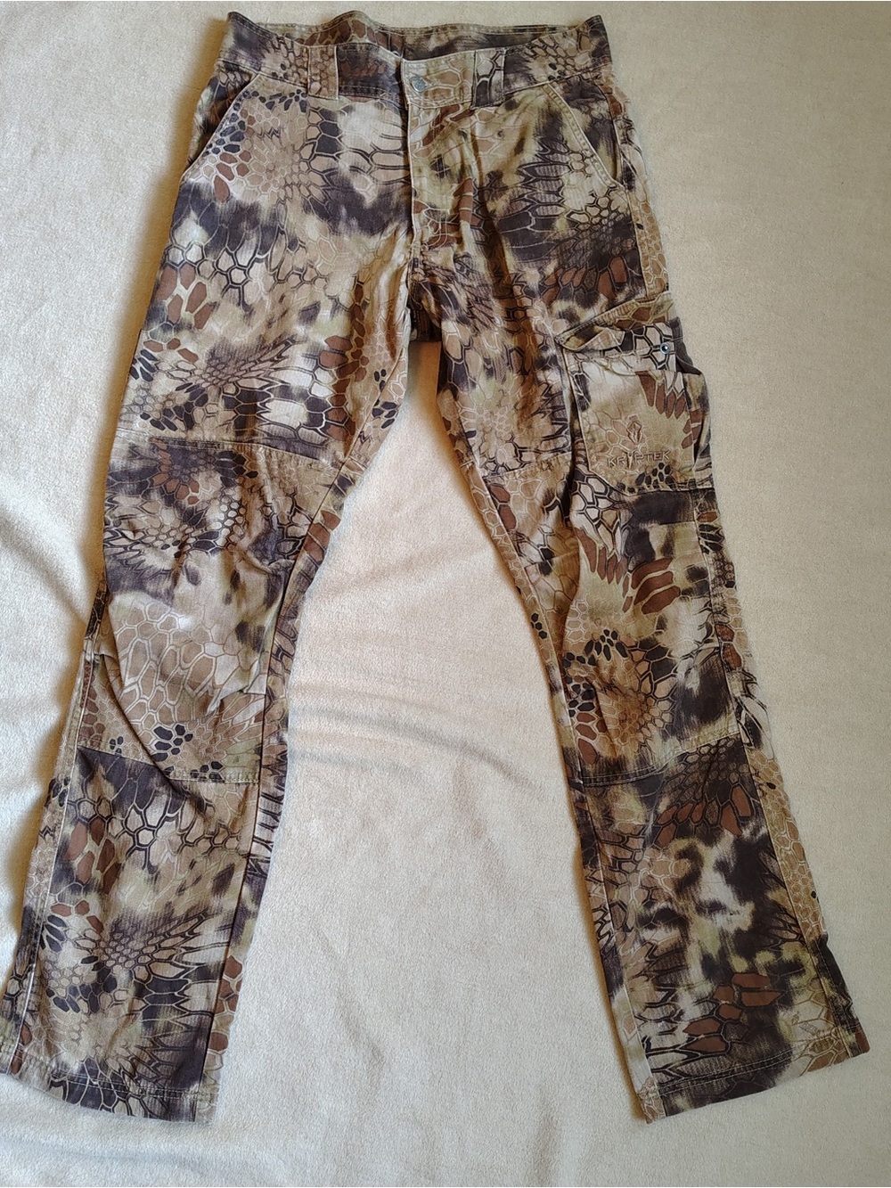 Kryptek Camp Tactical Pants Men M Fits 32x33 Double knee cargo hunting military